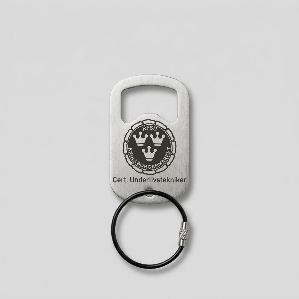 Nyckelring – Ölöppnare – 30x50 – Underlivstekniker